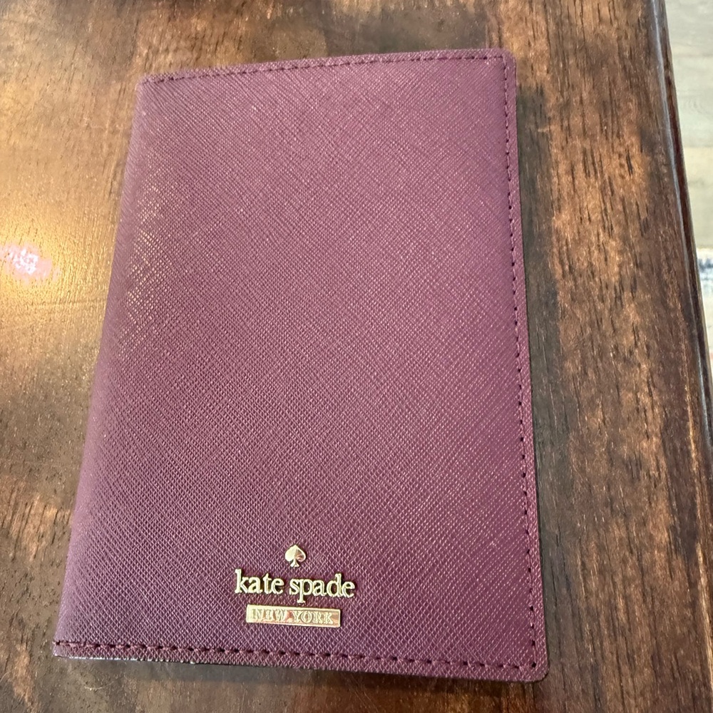 Kate Spade Merlot Passport Holder